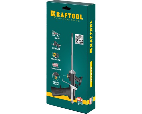 Цельнометаллический пистолет для монтажной пены Grand KRAFTOOL 06853