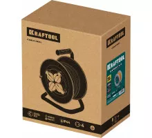 Силовой удлинитель на стальной катушке EXPERT ПВС 3х2.5 30м 4000Вт IP44 KRAFTOOL 55089-30