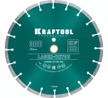 Алмазный диск LASER-BETON 300 мм (25.4/20 мм, 10х3.2 мм ) KRAFTOOL 36686-300