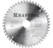 Пильный диск по дереву Precision, 190x30 мм, 48Т KRAFTOOL 36952-190-30