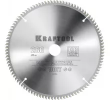 Пильный диск по алюминию Multi Material, 260x30 мм, 100Т KRAFTOOL 36953-260-30