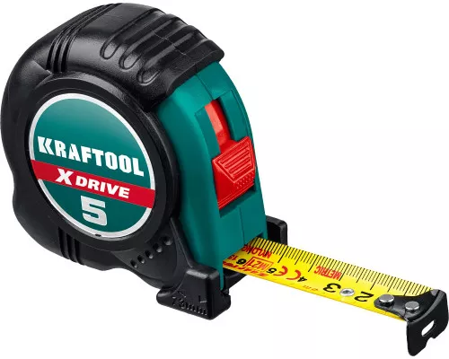 Рулетка X-Drive, 5 мx19 мм KRAFTOOL 34122-05-19_z02 Рулетка X-Drive, 5 мx19 мм KRAFTOOL 34122-05-19_z02