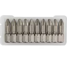 Торсионные биты X-Drive PH2, 25 мм, 10 шт. KRAFTOOL 26121-2-25-10