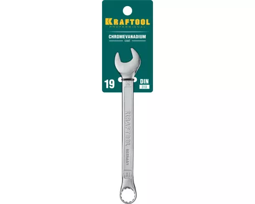 Комбинированный гаечный ключ 19 мм KRAFTOOL 27079-19_z01 Комбинированный гаечный ключ 19 мм KRAFTOOL 27079-19_z01