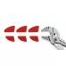 Набор из 3-х пар Vise-Wrench сменные защитные накладки на губки, для клещей 300 мм KRAFTOOL 22069-S3