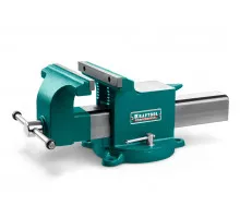 Стальные слесарные тиски STEEL, 300 мм KRAFTOOL 32701-300